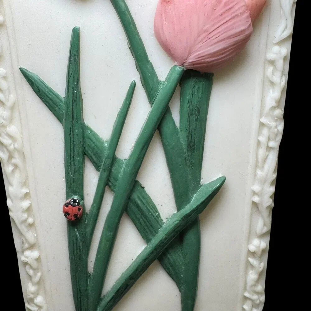 MCM 3D Spring Floral Resin Plaques 6.5